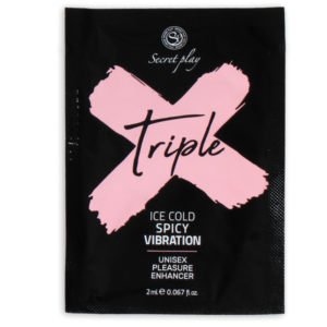 SINGLE DOSE TRIPLE X PLEASURE INTENSIFIER