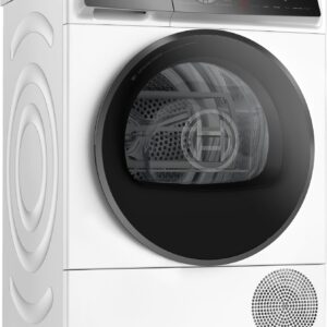 Bosch Serie 8, lämpöpumppukuivausrumpu, 9 kg, valkoinen (WQB246DASN)