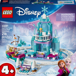 LEGO Disney Princess 43281 Elsan jäälinna ja luminen rekiseikkailu