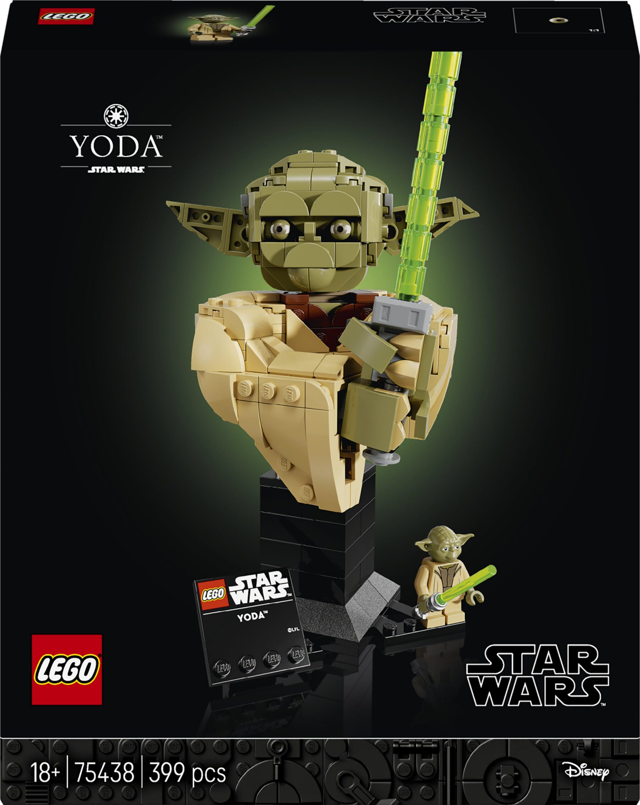LEGO Star Wars 75438 - Yoda büst