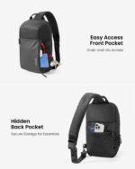 Navigator-T24 õlakott, must, S - Pilt 4