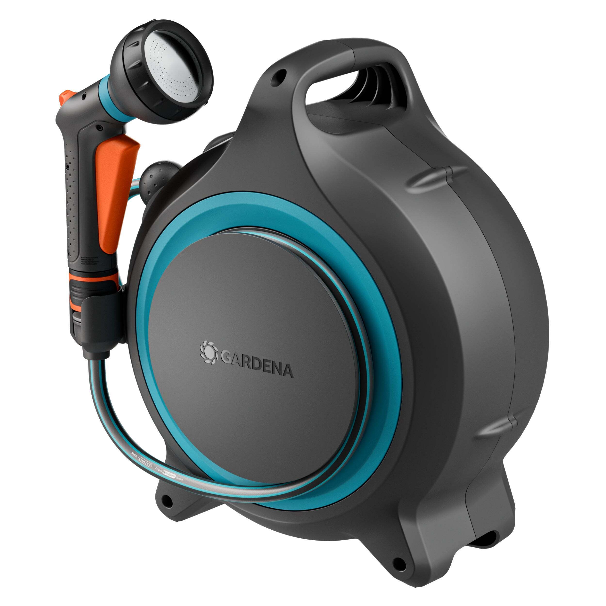 GARDENA MoveMatic kannettava letkukela, 12,5 m, automaattinen kelaus