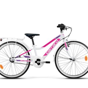 Carraro Zaphira 24" polkupyörä, 3-vaihteinen, valkoinen