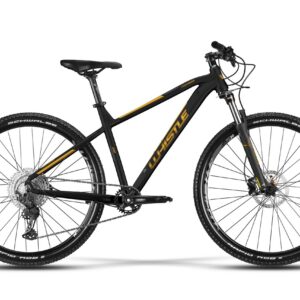 Whistle Patwin 2379 29" polkupyörä, 10-vaihteinen, musta/kulta, 21"/L