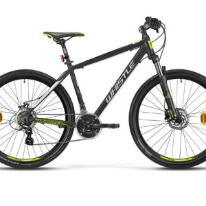 Whistle Slider 27,5" polkupyörä, 24-vaihteinen, musta/keltainen, 16"/S