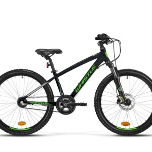 Whistle Avion 7 24" polkupyörä, 7-vaihteinen, musta/vihreä