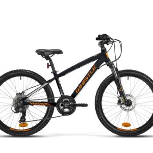 Whistle Avion 8 24" polkupyörä, 8-vaihteinen, musta/oranssi