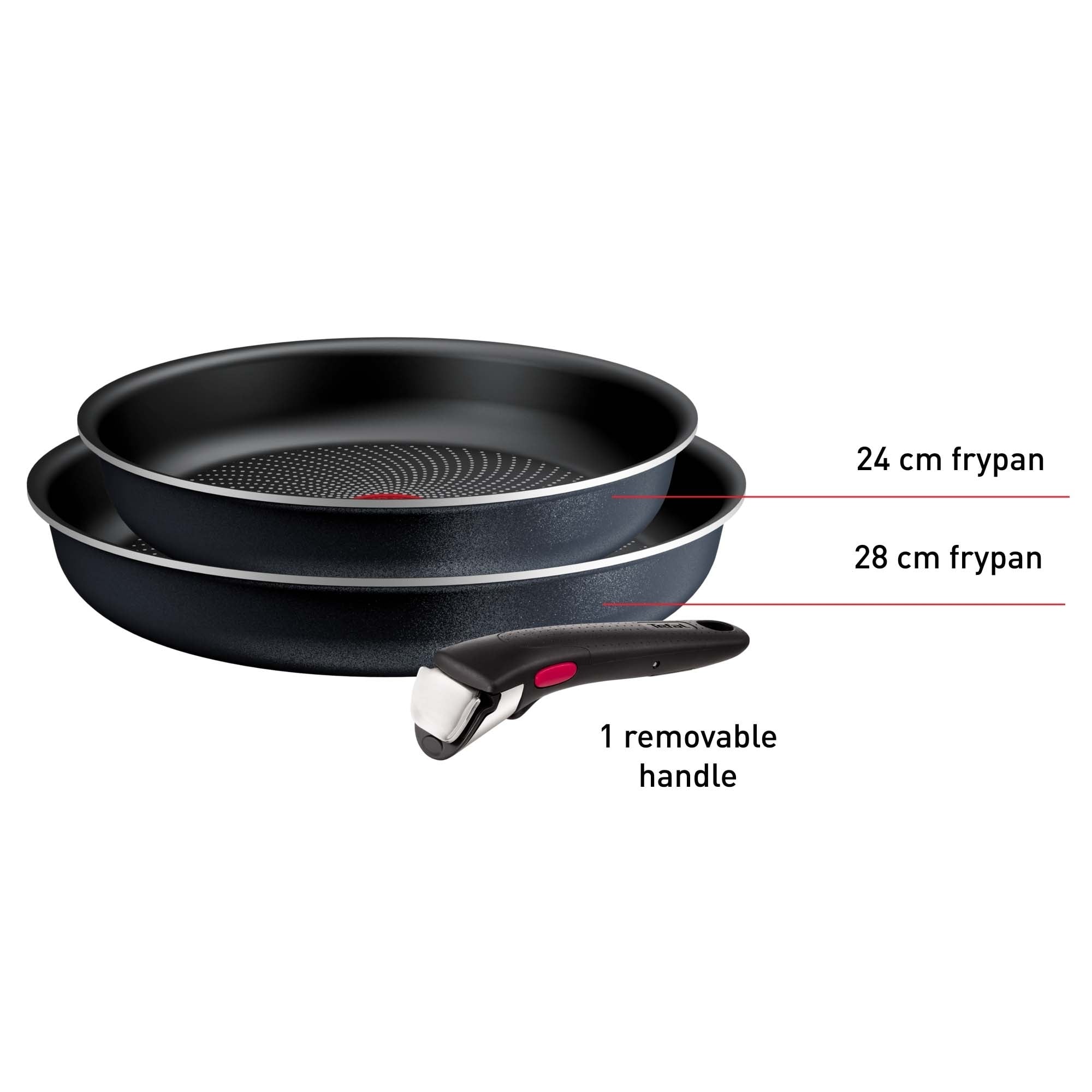 Tefal Ingenio So Light praepannide komplekt, 3-osaline, hall - Image 3