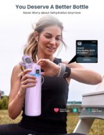 WaterH BOOST Chug Lid älyjuomapullo, 710 ml, violetti - Pilt 3