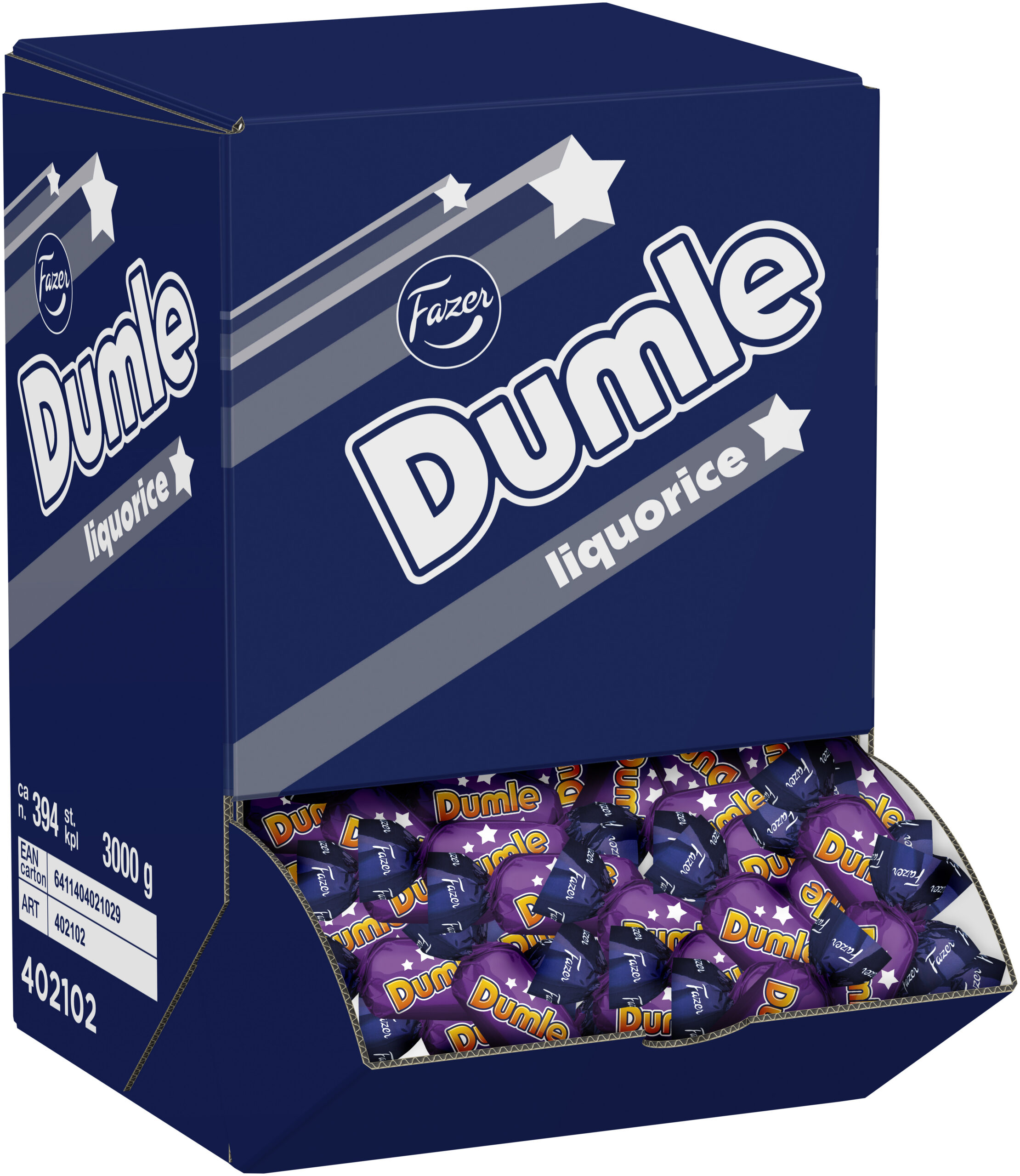 Fazer Dumle lagritsašokolaadimaitseline kommid, 3,0 kg