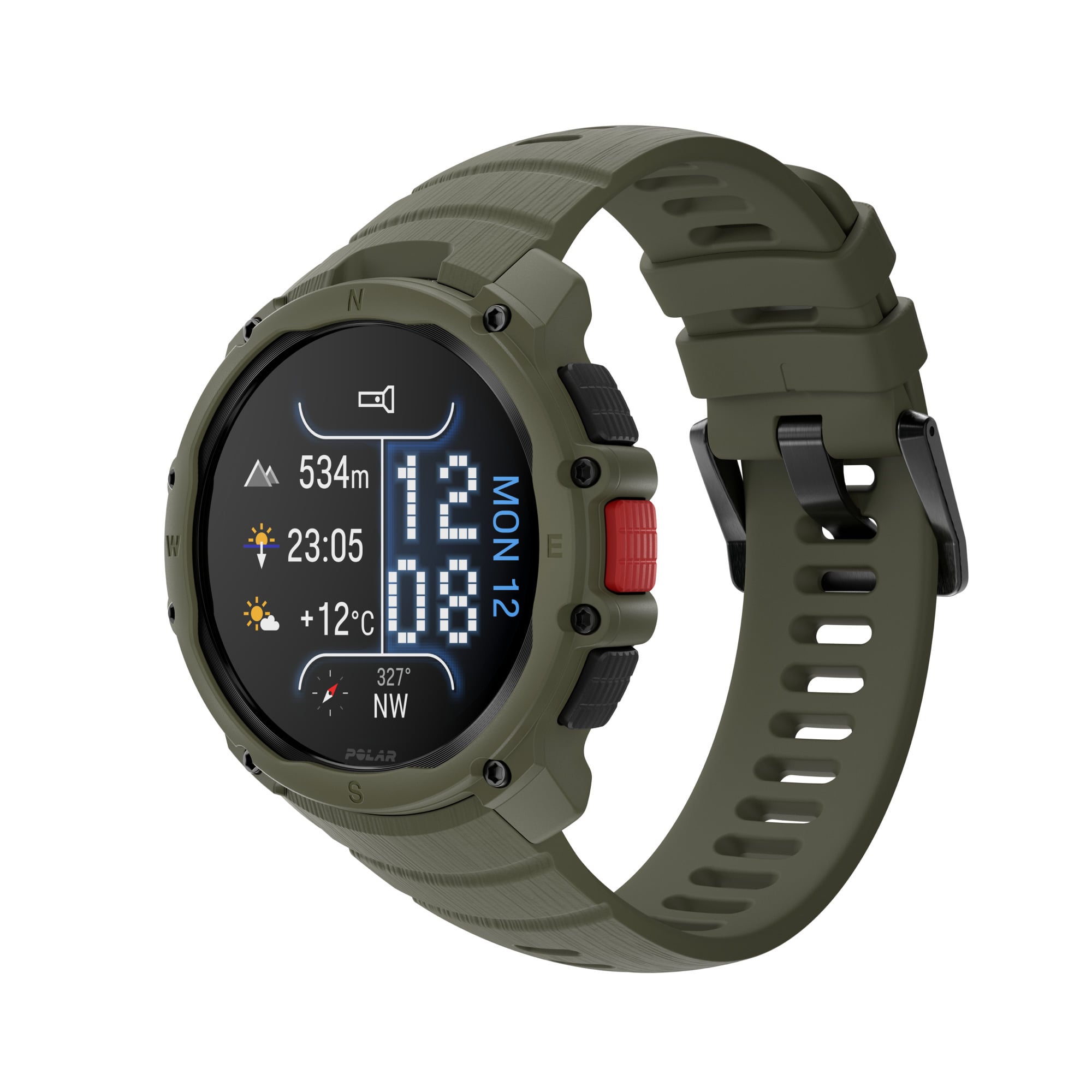 Polar Street X spordikell, roheline