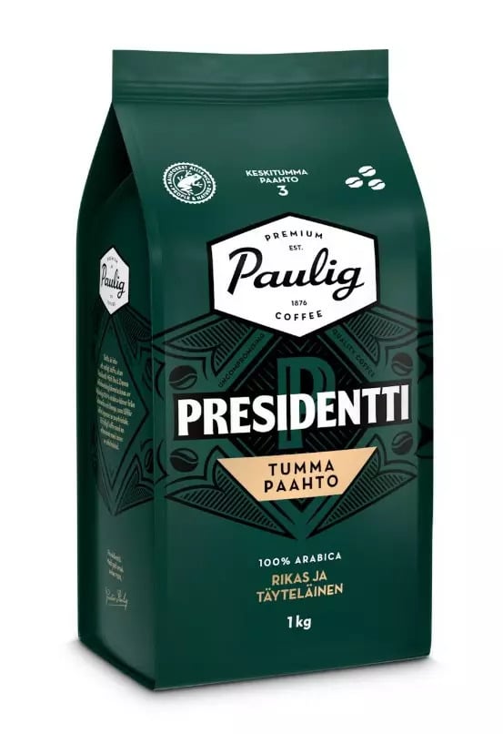 Paulig Presidentti tumeda röstiga kohvioad, 1 kg