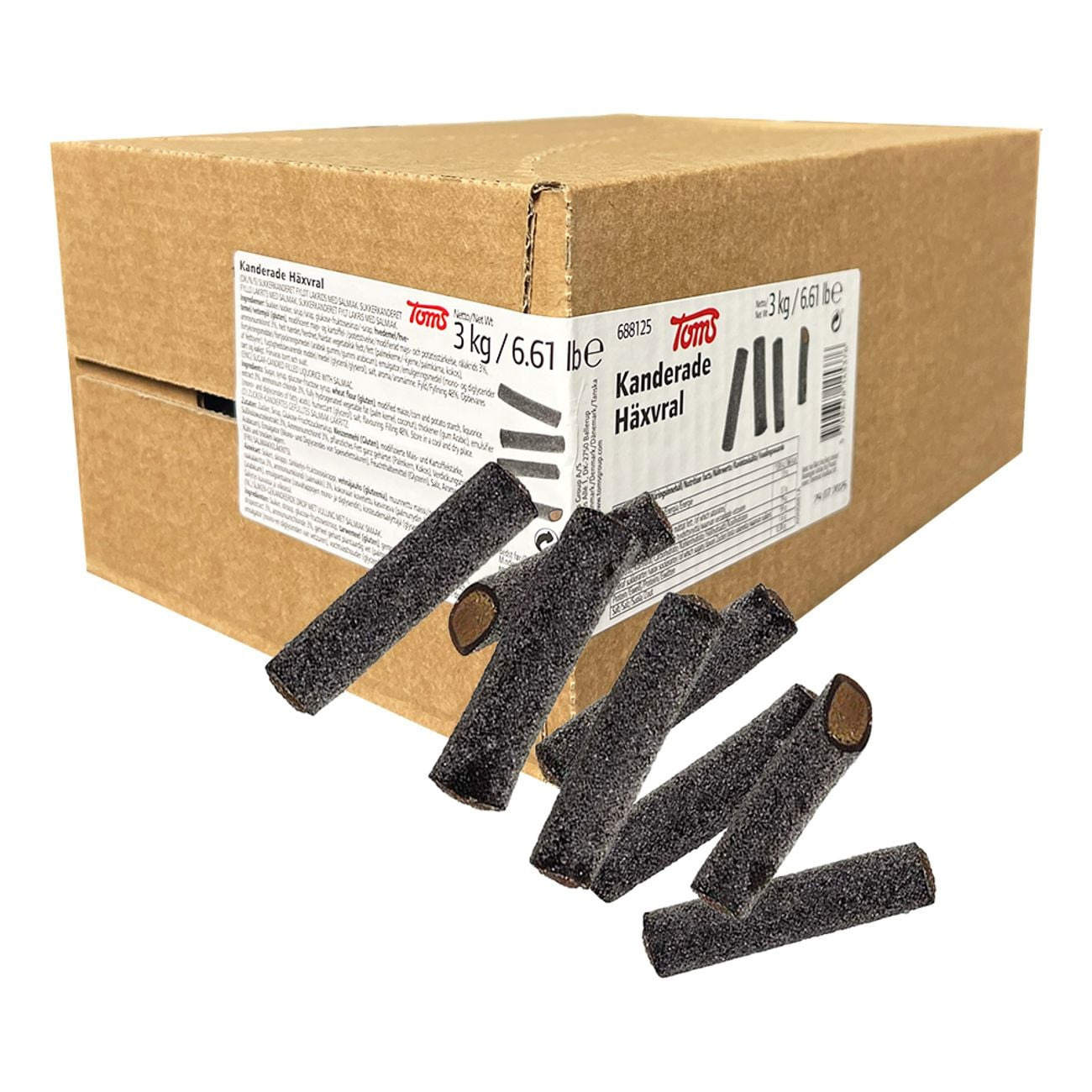 Toms nõiavõlukepp-lagritsakomm, 3 kg