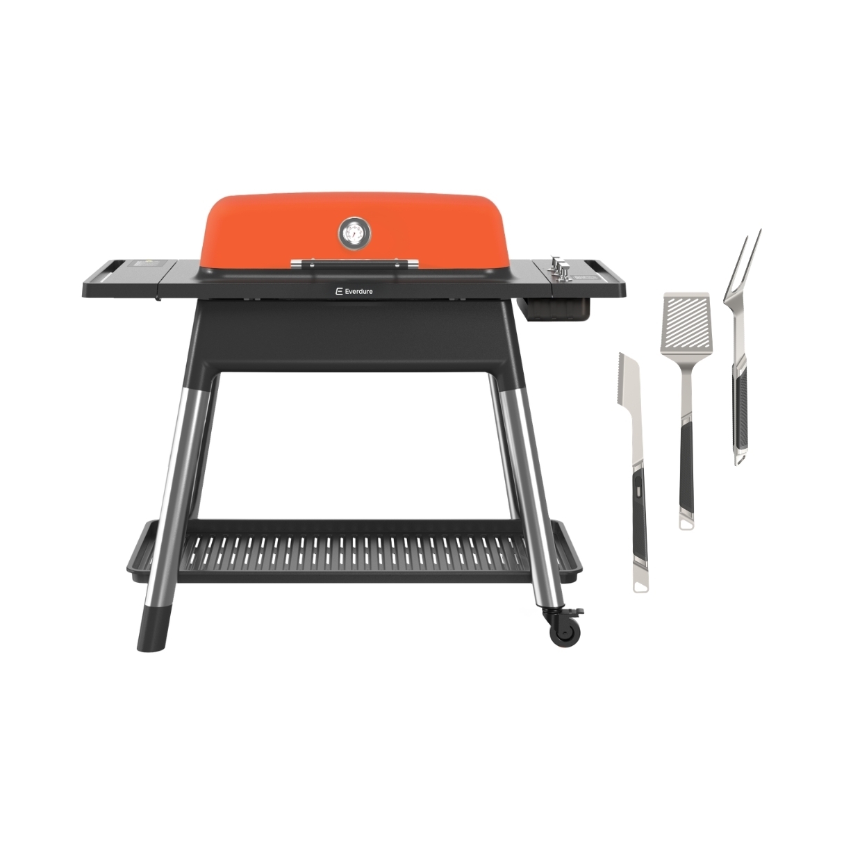 Everdure Furnace Gen III kaasugrilli, oranssi, sis. premium grillausvälinesetin