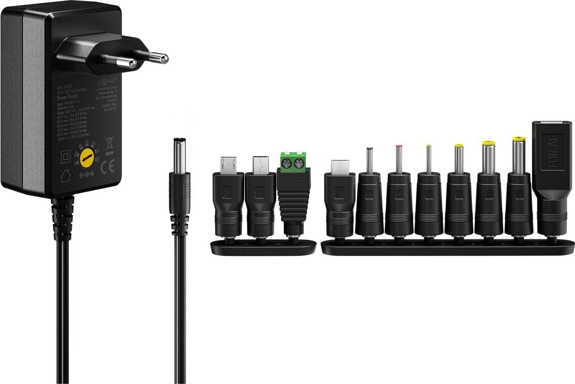 Goobay universaalne toiteplokk 5–15 V, 36 W, 2,4 A - Image 3