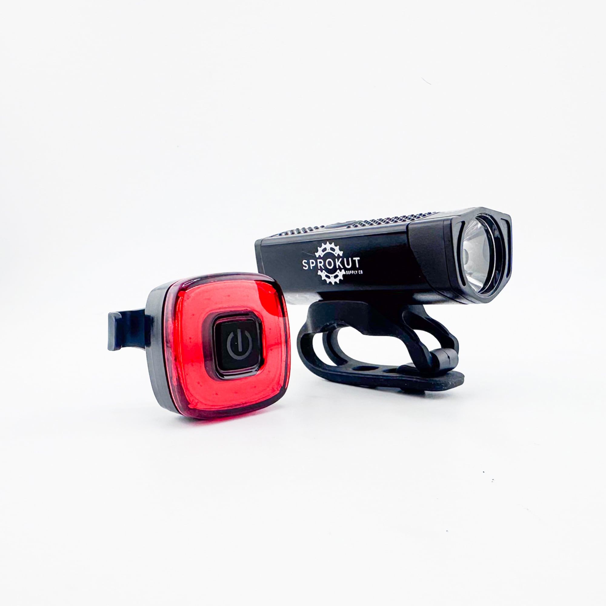 Sprokut 350S LED jalgrattatulede komplekt, 350 lm + 10 lm