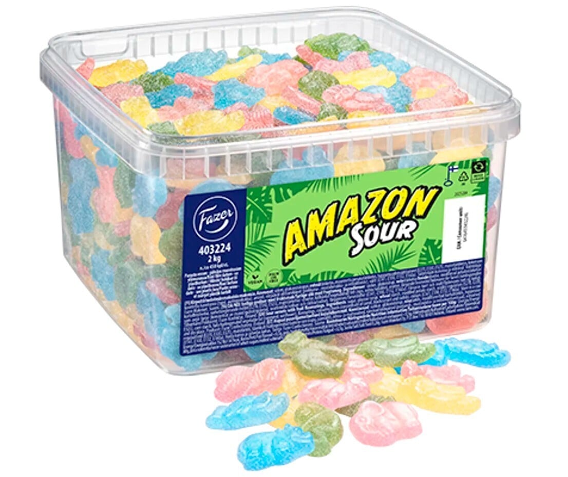 Fazer Amazon Hapud lahtised kommid, 2,0 kg