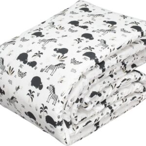 Anne & Mikael - servapadi, 30 x 360 cm, Hippo Valge/must