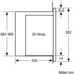 Bosch BFL520MB0 Serie 4 mikrolaineahi, must - Pilt 5