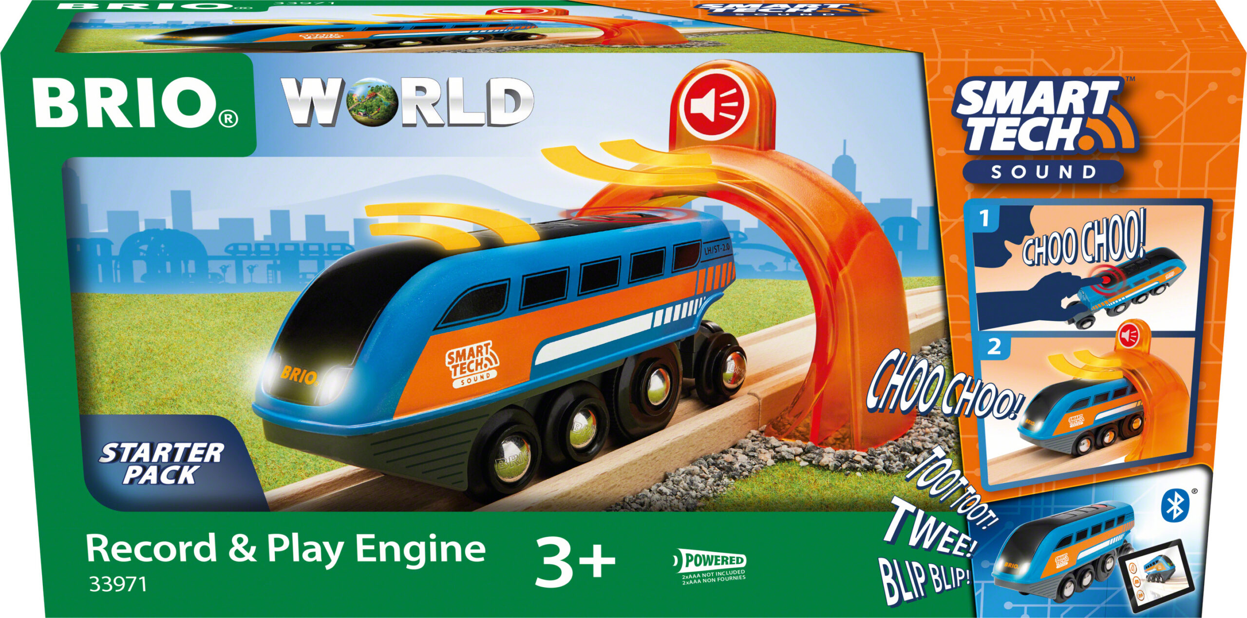 BRIO 33971 - Smart Tech helirong ja tunnelid