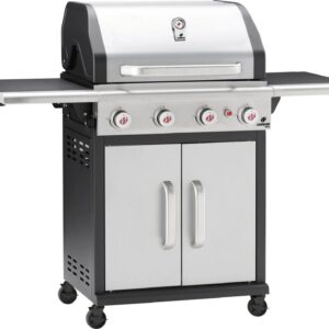 Landmann Triton FlexX PTS 4.0 gaasigrill, 4 põletit, roostevaba teras