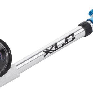 XLC Fork/Shock pump PU-H03 -jousituspumppu, sininen/hopea