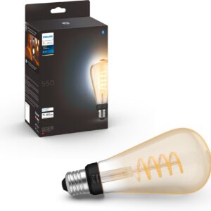Philips Hue hõõgniidiga nutikas pirn, valge meeleolu hõõgniidiga Edison, E27, 550 lm