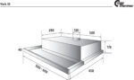 Thermex York III Standard -liesituuletin, harmaa/teräs, 60 cm - Pilt 2