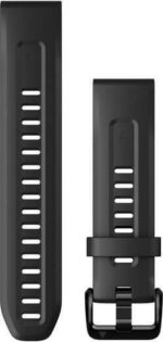 Garmin QuickFit 20 silikoonrihm, must