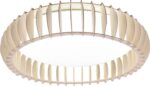 Trio Reality Monte LED-laevalgusti, 60 cm, 4400 lm, puiduvärv