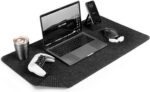 Deltahub Minimalistic Desk Pad -hiirimatto, 45 x 80 cm, tummanharmaa - Pilt 2