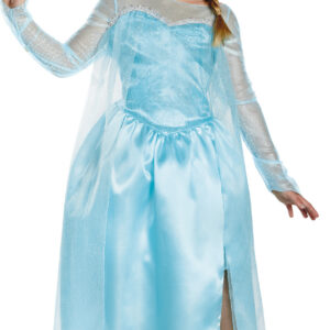 Frozen Elsa klassikaline kostüüm, 5-6 aastat, 99-123 cm