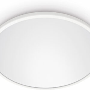 WiZ SuperSlim -kattovalaisin, 43 cm, pyöreä, valkoinen, tunable white, Wi-Fi