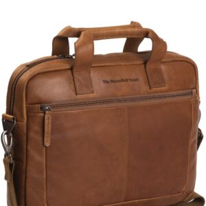 Chesterfieldi kaubamärgi Calvi sülearvutikott 15,6" sülearvuti, konjakivärvi