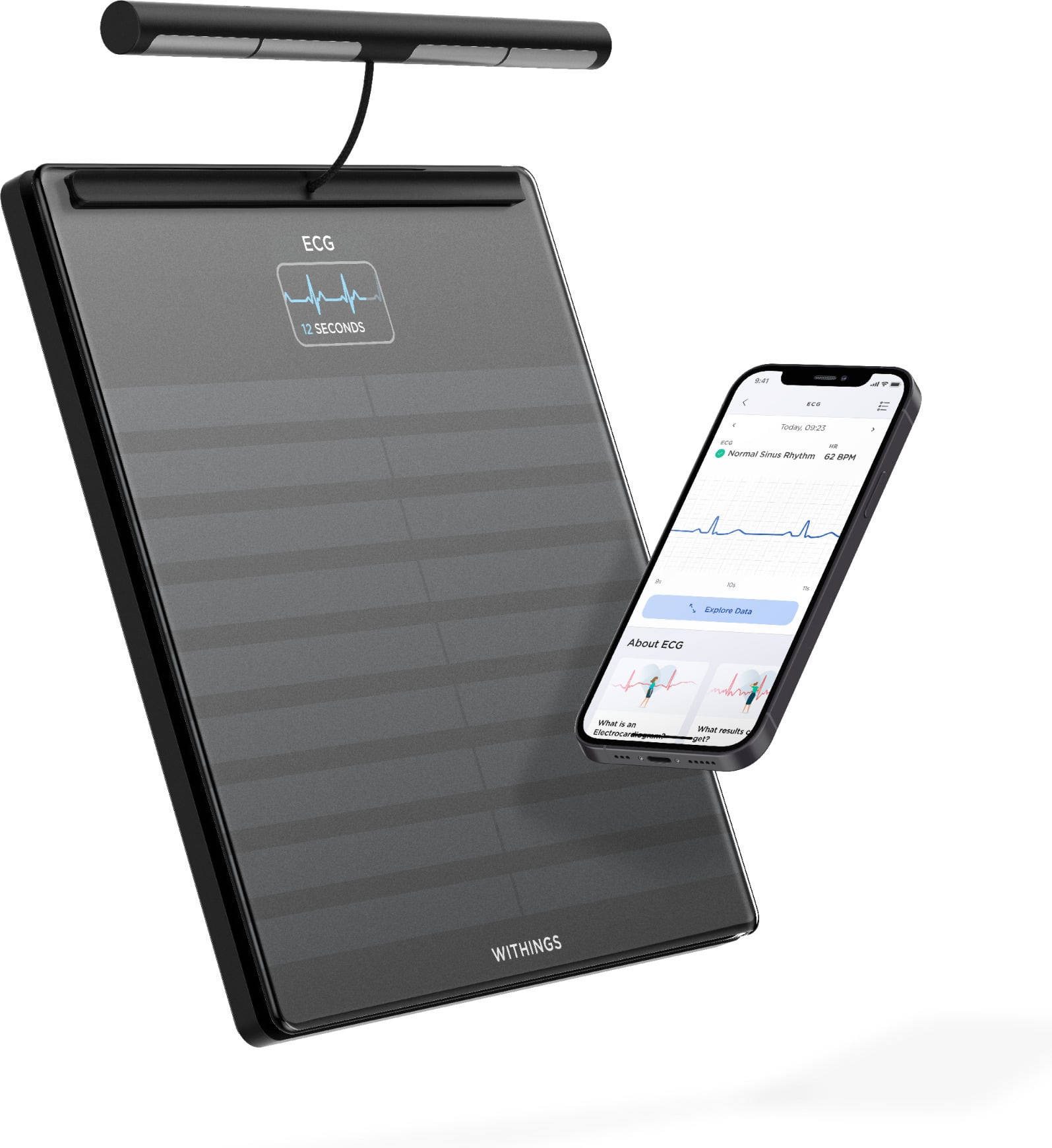 2_873322-1595x1740-1.jpg Withings Body Scan - nutikas kaal, must - Pilt 1