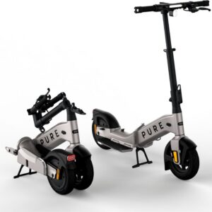 Pure Electric Advance Flex sähköpotkulauta, platinum silver