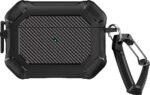 Wave Rugged kaitseümbris Apple AirPods Pro 2022 jaoks, must