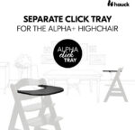 Hauck Alpha Click Tray -syöttötuolin tarjotin, Black - Pilt 2