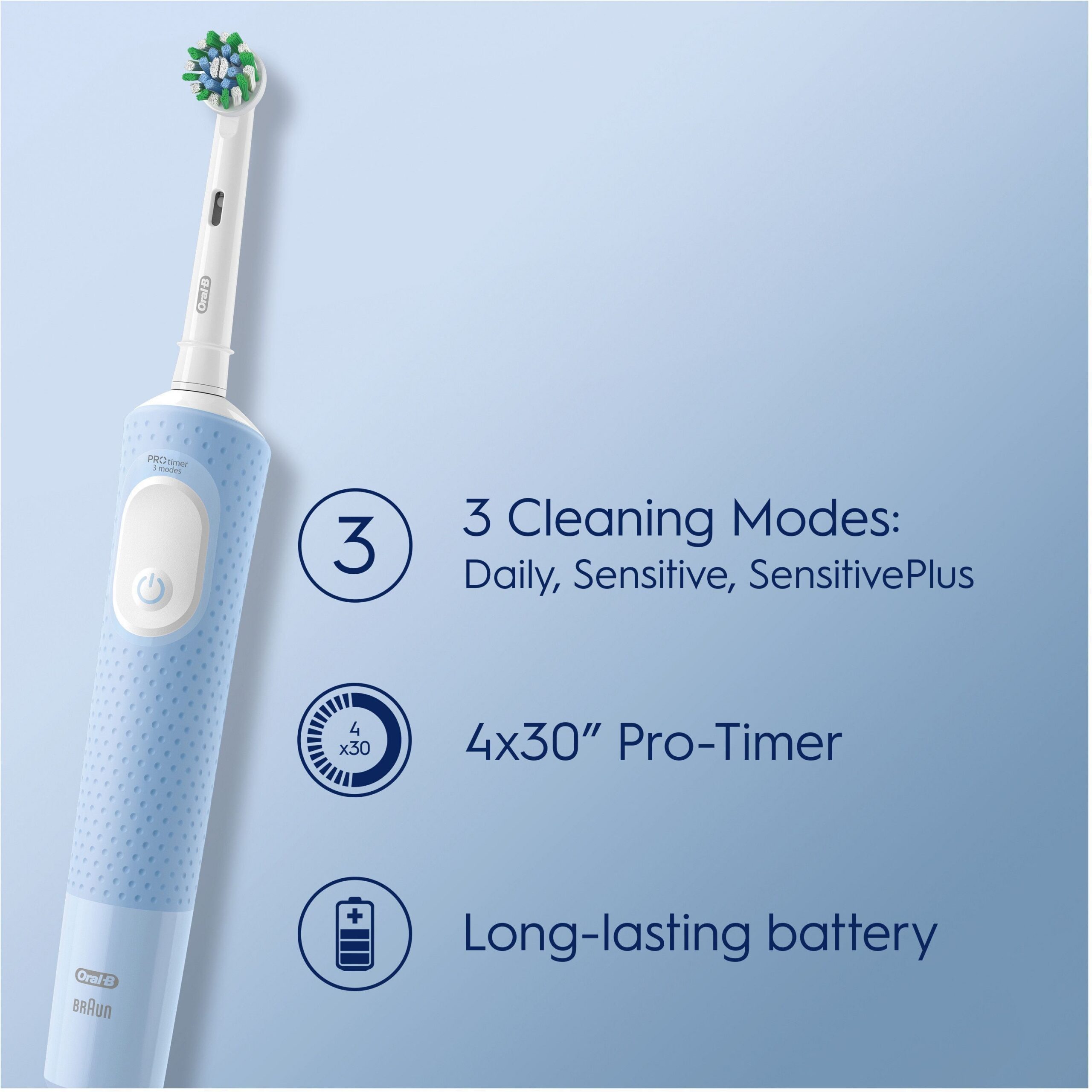Oral-B Vitality Pro Blue elektriline hambahari, sinine - Image 4