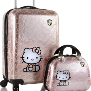 Heys Hello Kitty laste kohvrikomplekt, roosakuldne