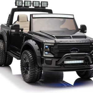 Ford Duty F450 elektriline lasteauto, must
