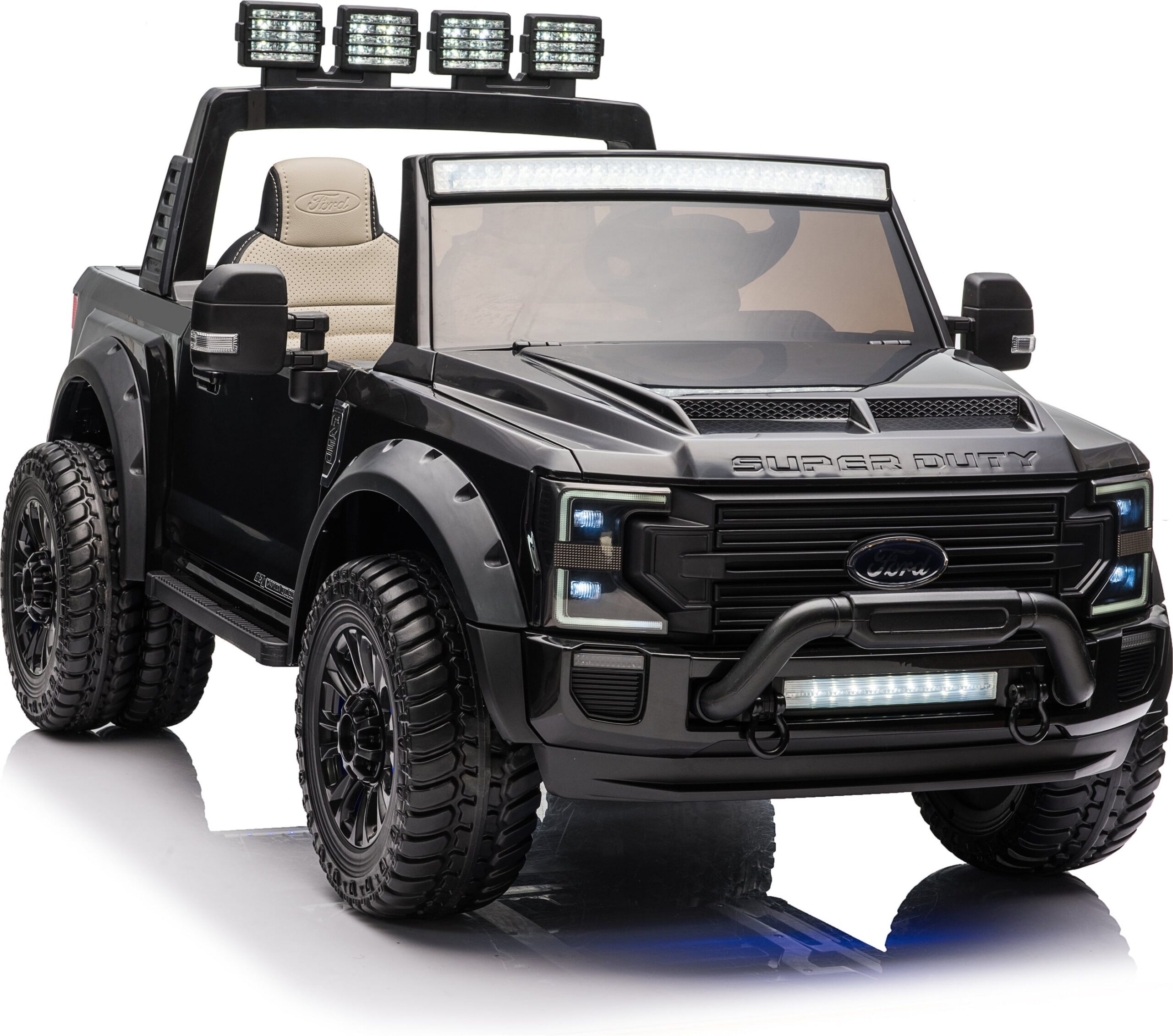 Ford Duty F450 elektriline lasteauto, must