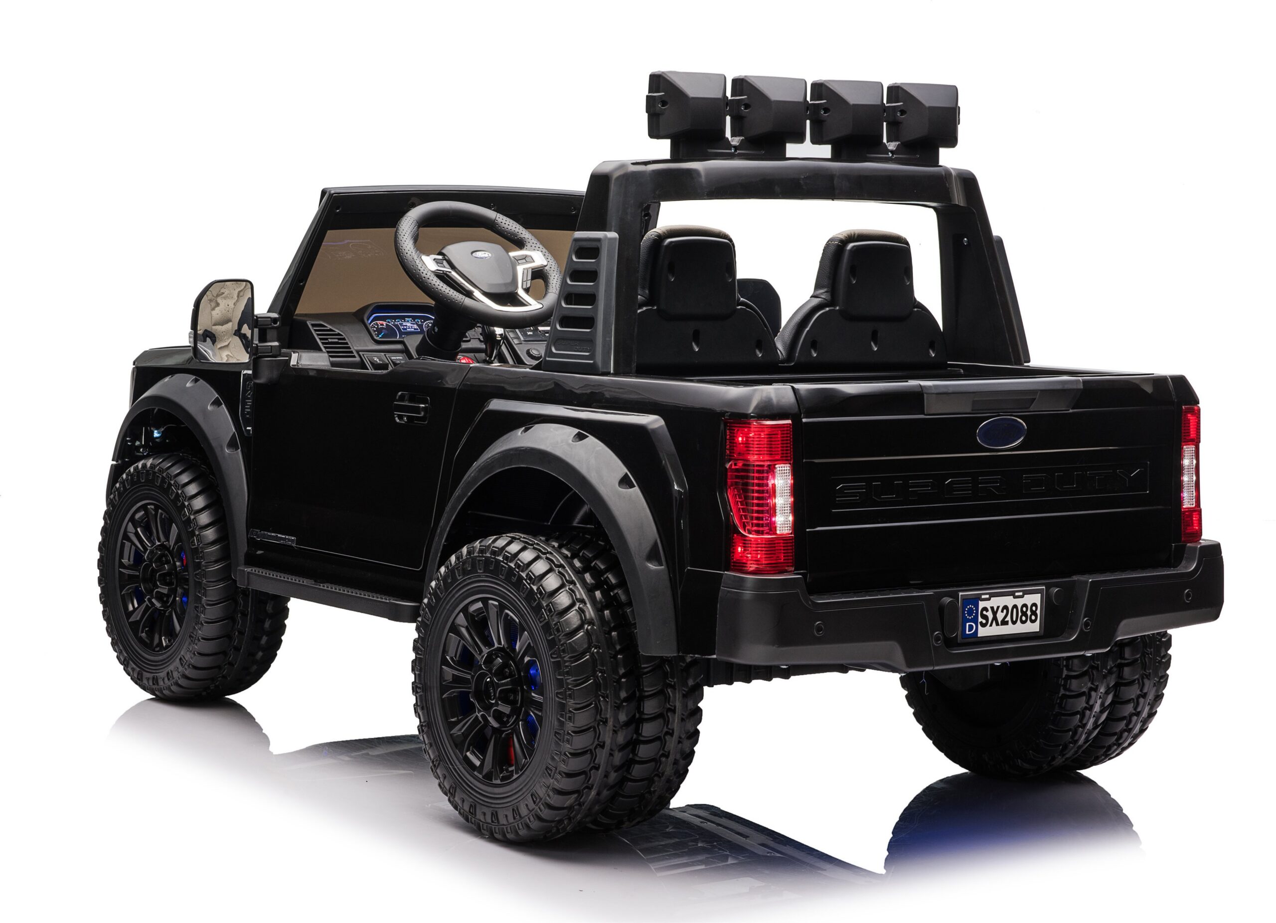 Ford Duty F450 elektriline lasteauto, must - Image 5
