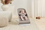 BabyBjörn Bliss kootud alus, liivahall, lehemustriga - Pilt 2