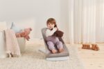 BabyBjörn Bliss kootud alus, liivahall, lehemustriga - Pilt 4