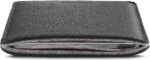 Woolnut Leather Sleeve for Passports -passitasku, musta - Pilt 3