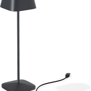 Enne Bella ladattava pöytävalaisin, musta