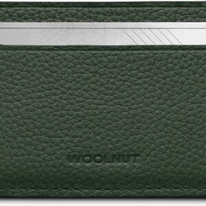 Woolnut nahast kaardihoidja, roheline