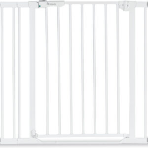 Haucki Clear Step Autoclose 2 turvavärav, 75–80 cm, valge + 9 cm pikendus