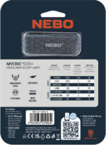 Nebo Mycro 500+ pealamp, 500 lm - Pilt 4